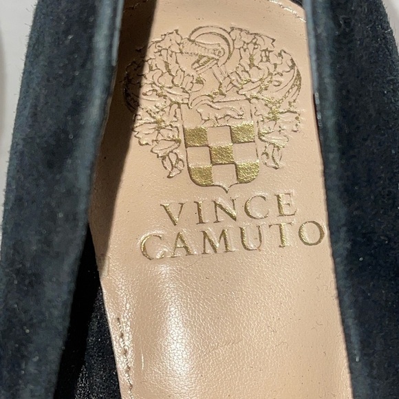 Vince Camuto Women's Shoes Size 10M Black Suede Espadrille Platform Slip On - Picture 12 of 12